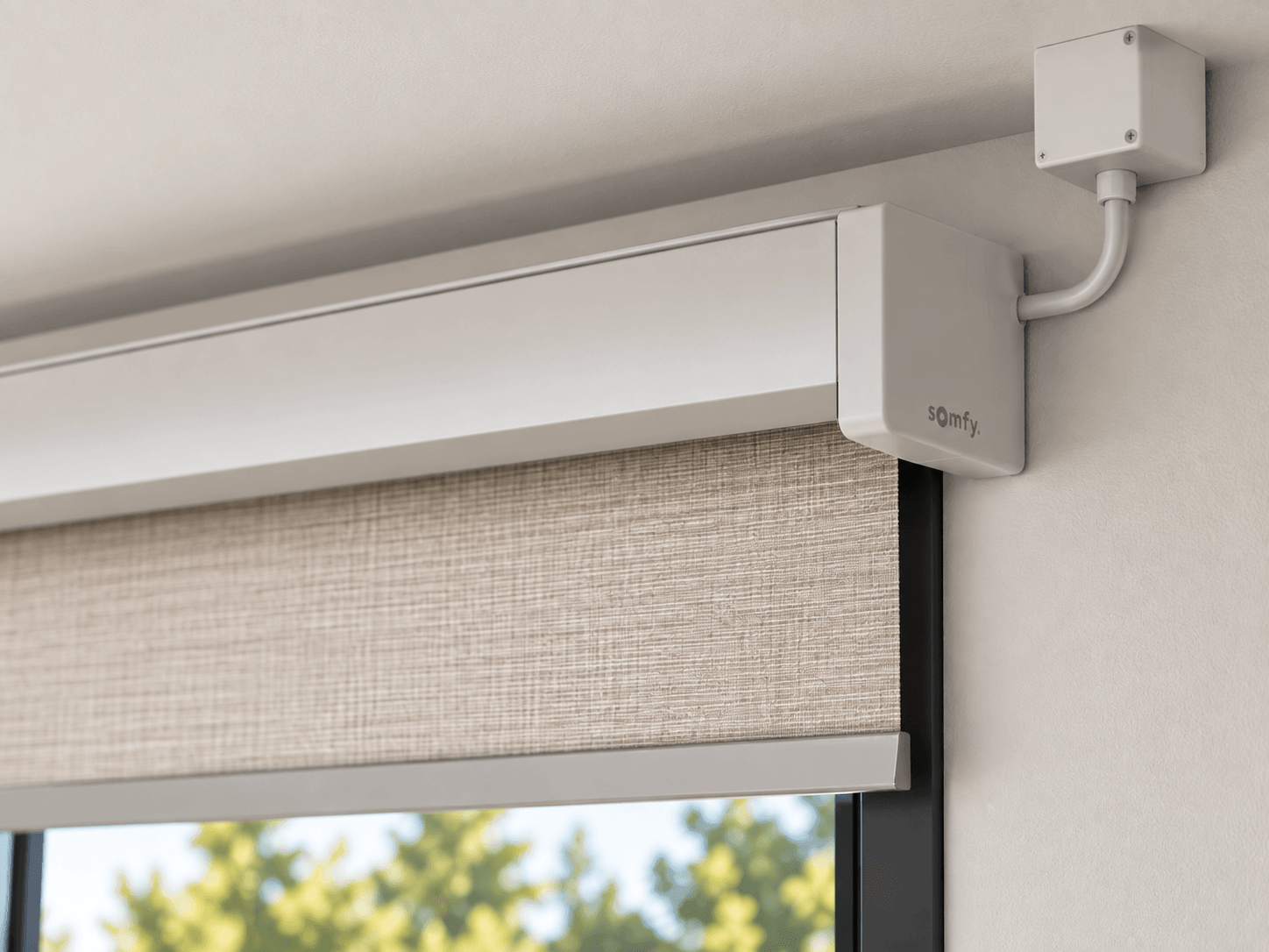 Hardwired motorized blinds