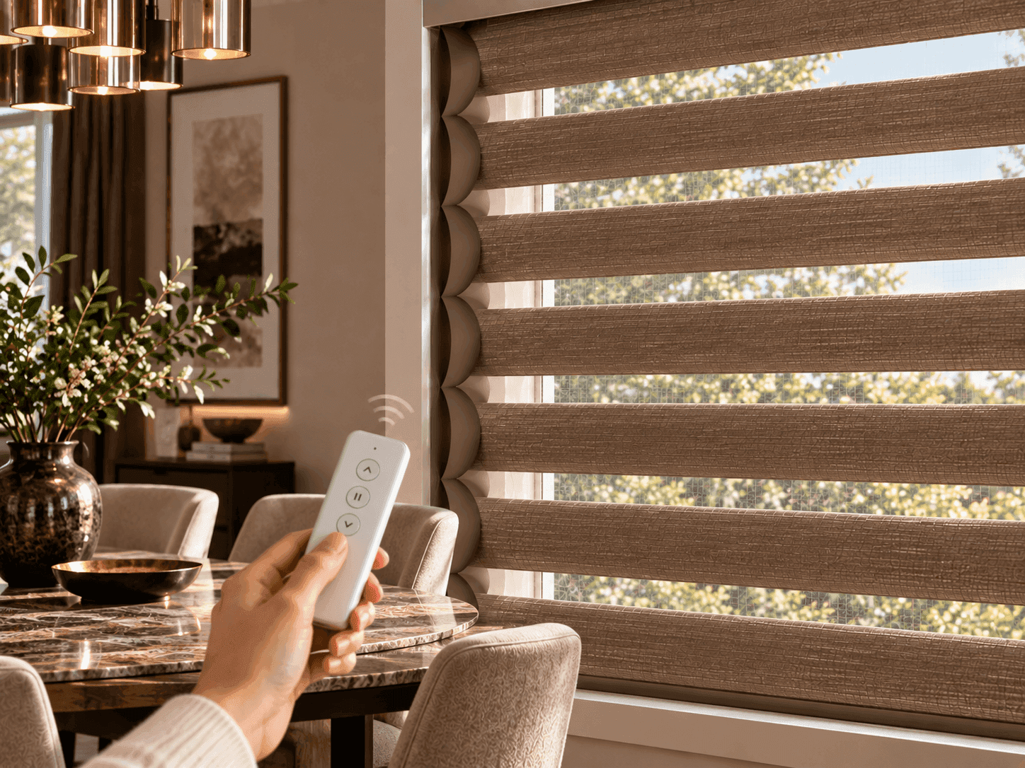 Motorized Remote blinds control