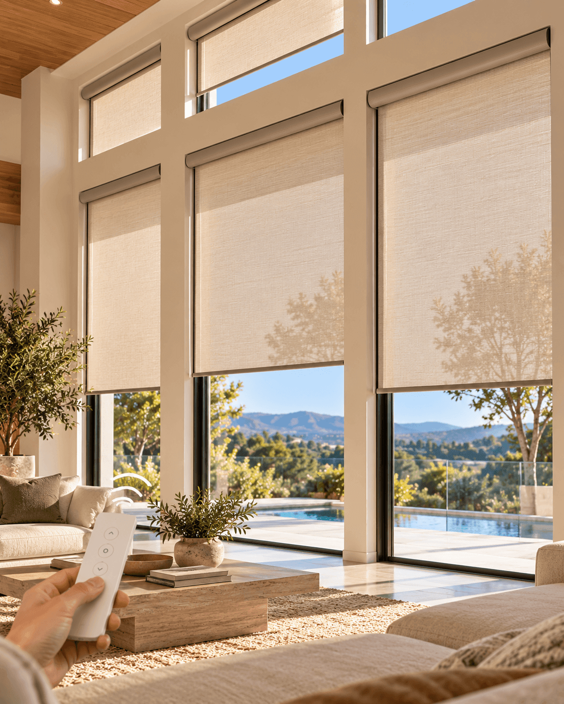 Motorized shades