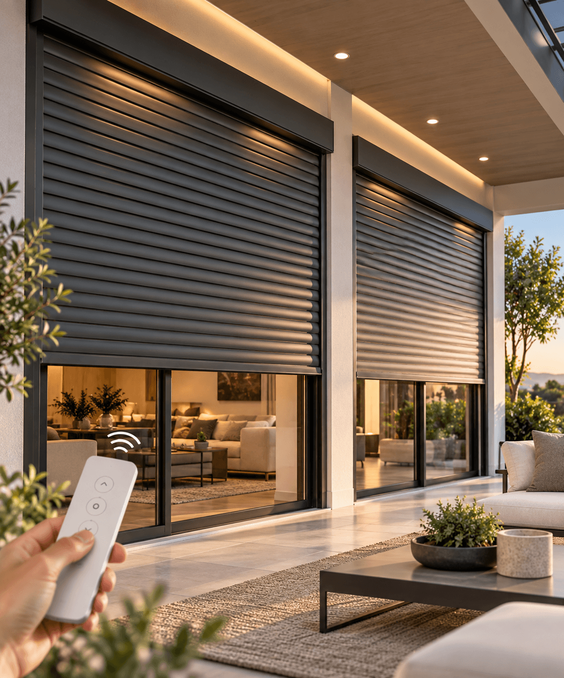 Motorized shutters