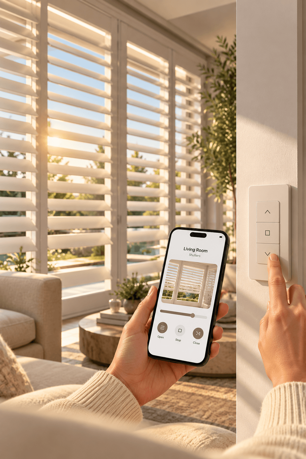 Motorized shutters