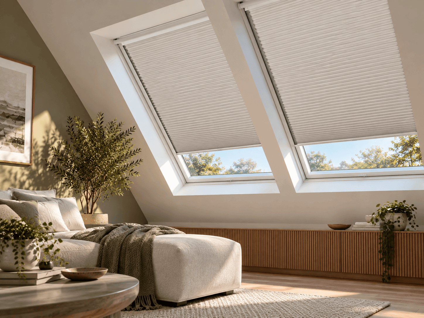 Pleated blind style