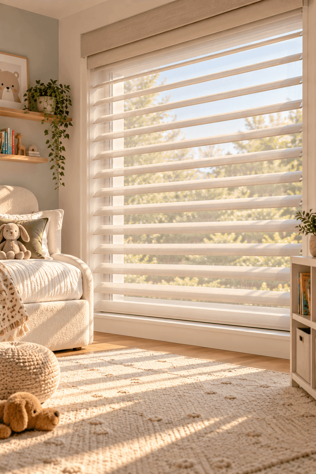 Shangri-La shades with soft light diffusion