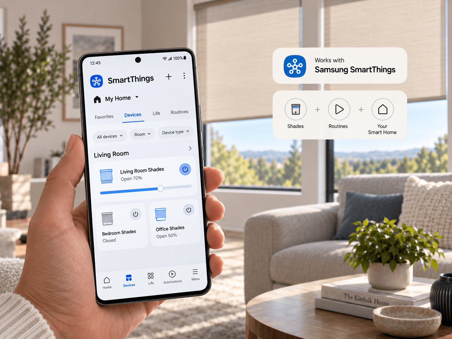 Samsung SmartThings smart home integration