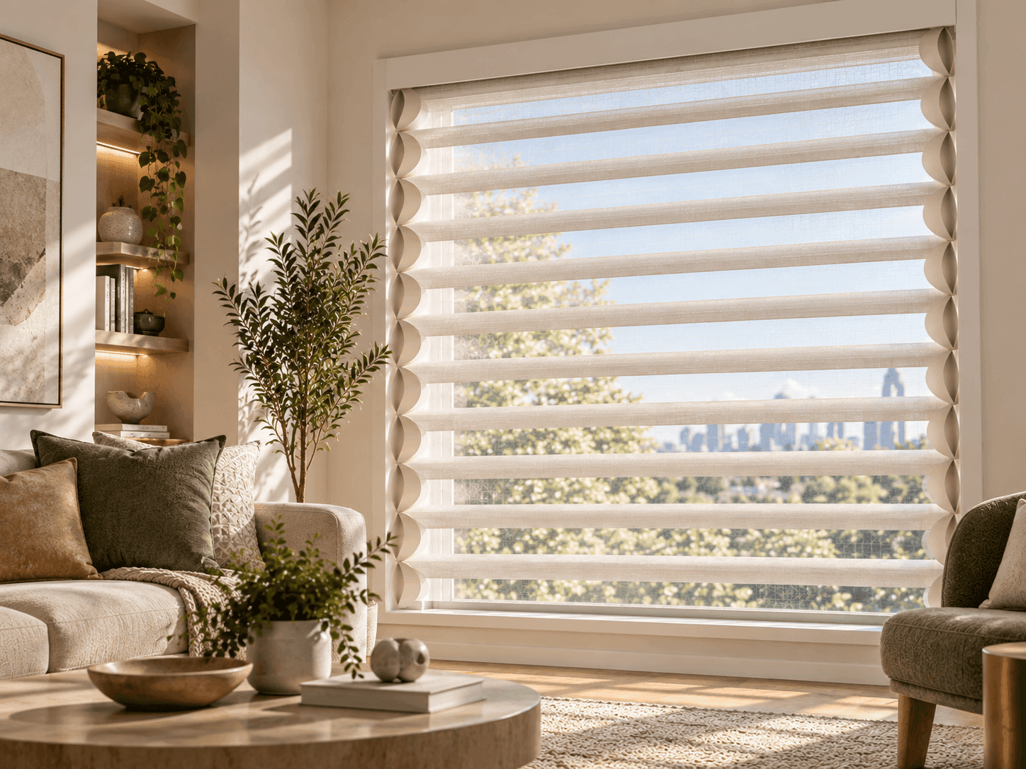 Thirty-plus fabric options for Butterfly blinds